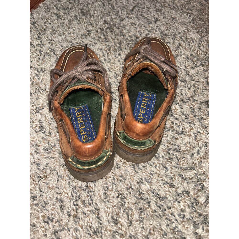 Boys Sperry Top Siders Boat Shoes Sz8